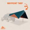 Kelty Waypoint Tarp, Car Camping and Tailgating Shelter, Universal Vehicle Mount(Pond/Gingerbread)
