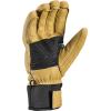 LEKI Copper 3D Pro Primaloft Gold Insulated Water-Resistant Gloves for Skiing, Snowboarding, & Cold Weather(Tan-Black)