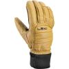 LEKI Copper 3D Pro Primaloft Gold Insulated Water-Resistant Gloves for Skiing, Snowboarding, & Cold Weather(Tan-Black)