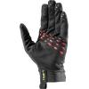 LEKI Ultra Trail Storm Lightweight Water-Resistant Touchscreen Running Gloves(Black-Red-Yellow)