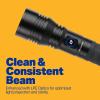 LUXPRO XP925 Rechargeable Focusing LED Flashlight – 2580 Lumens – Bright Flashlight with Power Bank – Features Ergonomic Handle & LPE Optics