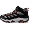 Merrell Men’s Moab 3 Mid Hiking Boot(Black/Tangerine)