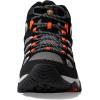 Merrell Men’s Moab 3 Mid Hiking Boot(Black/Tangerine)