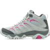 Merrell Women’s Moab 3 Waterproof Hiking Shoe(Monument/Fuchsia)