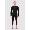 Mons Royale Cascade Merino Flex 200 Long Sleeve Mens Base Layer Top(Black)