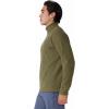 Mountain Hardwear Men’s Summit Grid Half Zip, Combat Green, Large