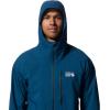 Mountain Hardwear mens Stretch Ozonic Jacket(Dark Caspian)