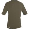 O’NEILL Mens Men’s Basic Skins 50+ Short Sleeve Sun Shirt(Khaki)