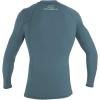 O’Neill Men’s Basic Skins UPF 50+ Long Sleeve Rash Guard(Dusty Blue)