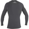 O’Neill Men’s Basic Skins UPF 50+ Long Sleeve Rash Guard(Smoke)