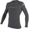 O’Neill Men’s Basic Skins UPF 50+ Long Sleeve Rash Guard(Smoke)