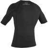 O’Neill Men’s Basic Skins UPF 50+ Short Sleeve Rash Guard(Black)
