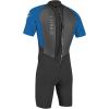 O’Neill Men’s Reactor-2 2mm Back Zip Short Sleeve Spring Wetsuit, Lightweight Warmth with Good Flexibility for Surfing, Paddleboarding, Kayaking(Black/Ocean)