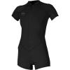 O’Neill Women’s Bahia 2/1mm Full Zip, Short Sleeve, Spring Wetsuit(Black/Black/Black)
