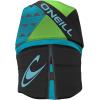 O’Neill Women’s Reactor USCG Life Vest(Black/Daylo/Turquoise)