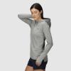 Outdoor Research Women’s ActiveIce Spectrum Sun Hoodie | Self-Cooling Fabric, Quick Drying, Moisture Wicking, UPF 50+(Grey Heather)