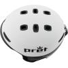 PRET Cynic Ski & Snowboard Helmet | MIPS Protection | Ultra-Lightweight ACT Construction | Ripcord360 Fit System(White Stripe)