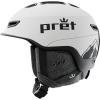 PRET Fury Ski & Snowboard Snow Helmet | Level C Ventilation | MIPS Impact Protection | Ripcord360 Fit & Fidlock Buckle(Teton White)