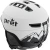 PRET Fury Ski & Snowboard Snow Helmet | Level C Ventilation | MIPS Impact Protection | Ripcord360 Fit & Fidlock Buckle(Teton White)