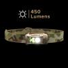 Princeton Tec Remix 450 Lumen Maxbright & Ultrabright Black / Dark Gray, LED Headlamp, IPX4 Water Resistance, Essential for Hiking, Camping, Hunting, Fishing, Running, & Safety Preparedness.(Multicam w/Red LEDs)