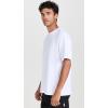 REIGNING CHAMP Men’s Mid-Weight Jersey Tee(White)