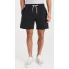 REIGNING CHAMP Men’s Midweight Terry SweatShorts 6″(Black)