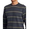 RVCA Mens Day Shift Thermal L/S(Day Shift Thermal Stripe/Garage Blue)