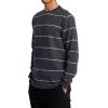 RVCA Mens Day Shift Thermal L/S(Day Shift Thermal Stripe/Garage Blue)