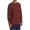 RVCA Mens Day Shift Thermal L/S(Day Shift Thermal Stripe/Red Earth)