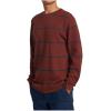 RVCA Mens Day Shift Thermal L/S(Day Shift Thermal Stripe/Red Earth)