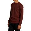 RVCA Mens Day Shift Thermal L/S(Red Earth)