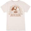 RVCA Mens Red Stitch Graphic Crew T-Shirt(Balance Rise | Antique White)