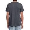 RVCA Mens Red Stitch Graphic Crew T-Shirt(Big Rvca/Black/Grey)