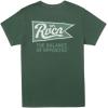 RVCA Mens Red Stitch Graphic Crew T-Shirt(Pennantan | College Green)