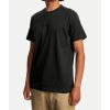 RVCA Mens Red Stitch Graphic Crew T-Shirt(Small Rvca Ss/Pirate Black)