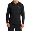 RVCA Men’s Sport Vent Long Sleeve Crew Neck T-Shirt(Black (Hooded))