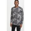 RVCA Men’s Sport Vent Long Sleeve Crew Neck T-Shirt(Camo)