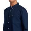 RVCA Men’s Thatll Do Stretch Long Sleeve Woven Button Front Shirt(That’ll Do | Navy Marine)