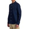 RVCA Men’s Thatll Do Stretch Long Sleeve Woven Button Front Shirt(That’ll Do | Navy Marine)