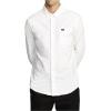 RVCA Men’s Thatll Do Stretch Long Sleeve Woven Button Front Shirt(That’ll Do | White)