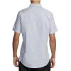 RVCA Men’s Thatll Do Stretch Short Sleeve Woven Button Front Shirt, Pavement S125