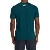 RVCA Men’s VA Blur Short Sleeve(Deep Sea (Va Blur))
