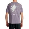 RVCA Men’s VA Blur Short Sleeve(Purple Sage (Va Bloomin))