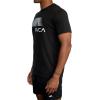 RVCA Men’s VA Blur Short Sleeve(Rvca Blur/Black)