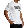 RVCA Men’s VA Blur Short Sleeve(Rvca Blur/White)