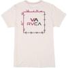 RVCA Men’s Va All The Way Short Sleeve(Bordered | Antique White)