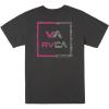 RVCA Men’s Va All The Way Short Sleeve(Pirate Black)