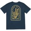 RVCA Men’s Va All The Way Short Sleeve(Sandstorm | Moody Blue)