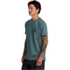 RVCA Men’s Va All The Way Short Sleeve(Sky Cat | Balsam Green)