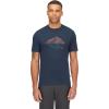 Rab Crimp Reflection Tee – Quick-Drying Comfortable Graphic T-Shirt for Hiking, Climbing, & Casual Use(Tempest Blue)